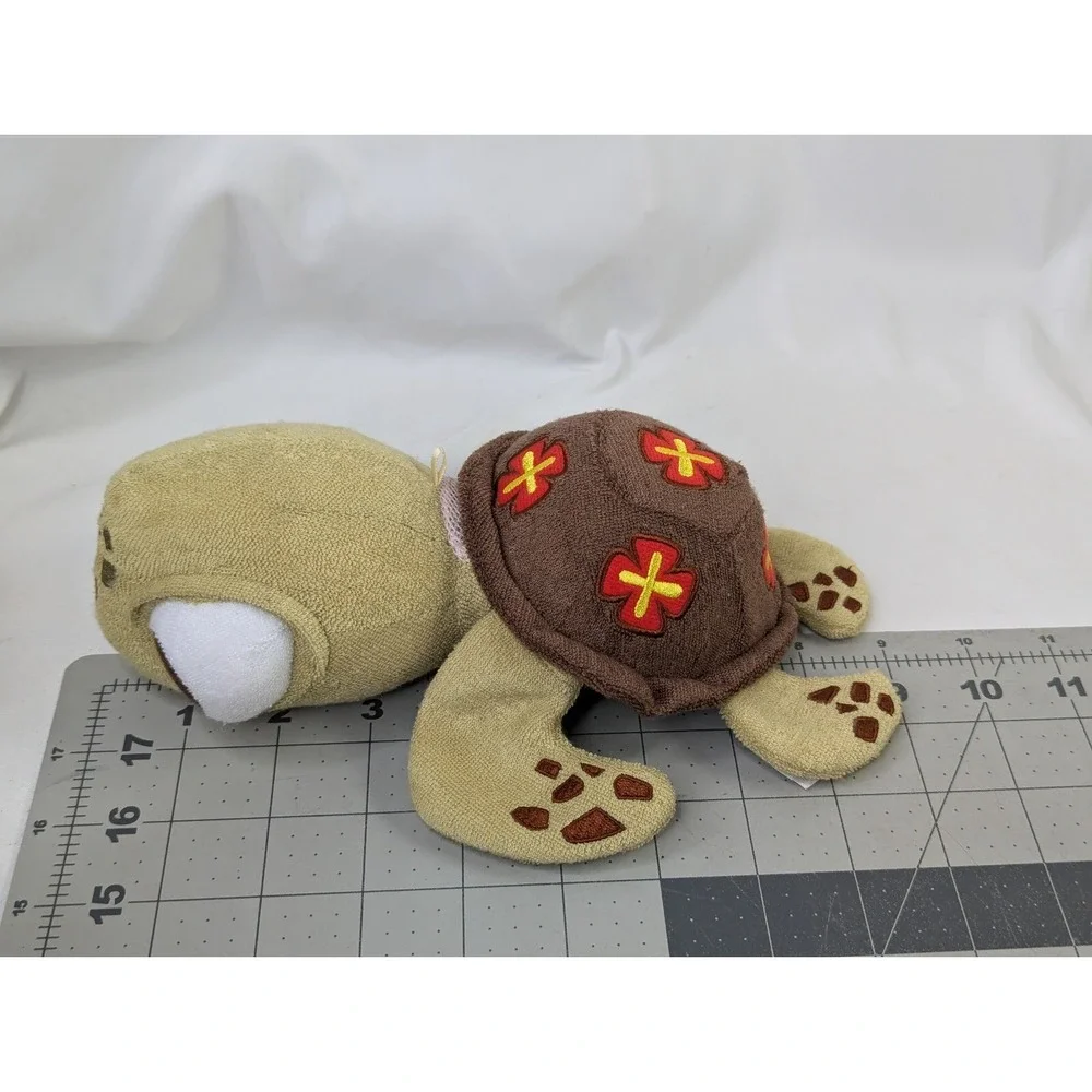 Soapsox Disney Finding Nemo Squirt‎ Turtle Plush 9 Inch Terry Cloth Bath Stuffed